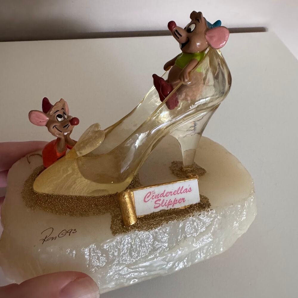 ❌SOLD❌Disney Ron Lee Sculpture “Cinderella Slipper” Limited Edition 150/1750 93 - Picture 11 of 11